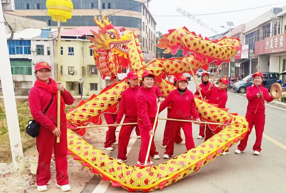  民俗表演过大年