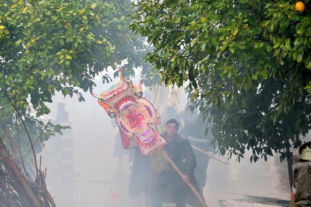 春节  新春  传统  火龙灯  拜年  非遗