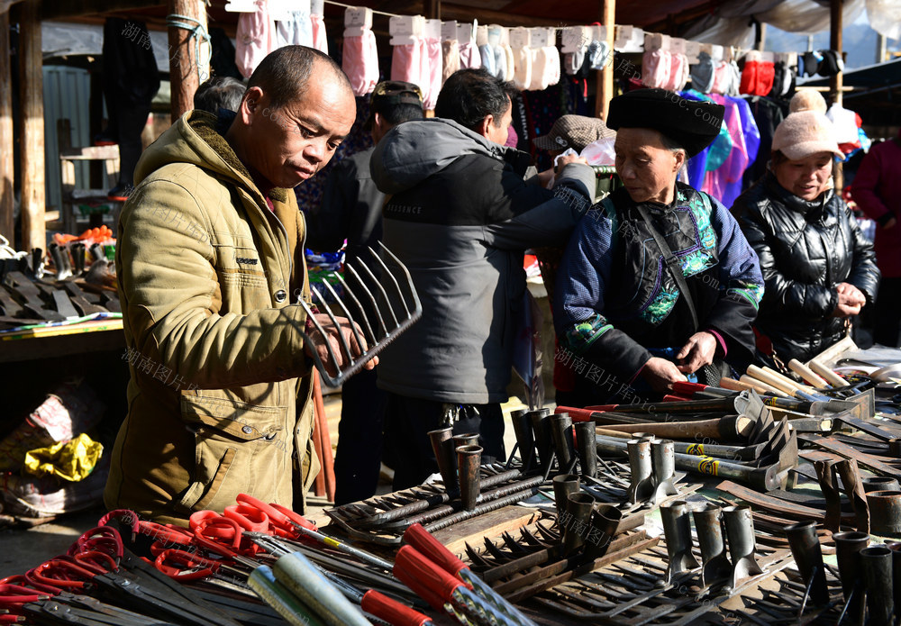 春耕 备耕 农具 苗家 农民 赶集
