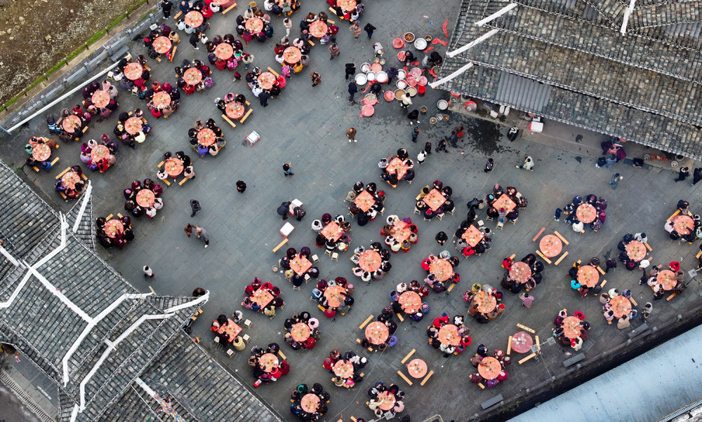 元宵节 百家宴 侗族 