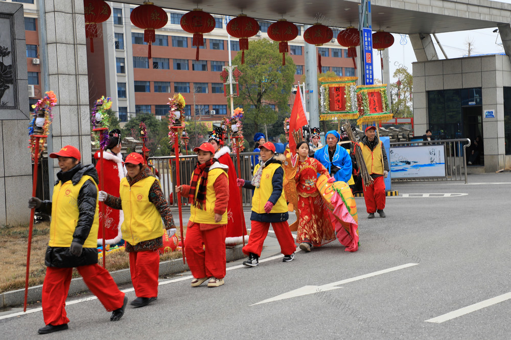 非遗  元宵  表演 车马灯  民俗