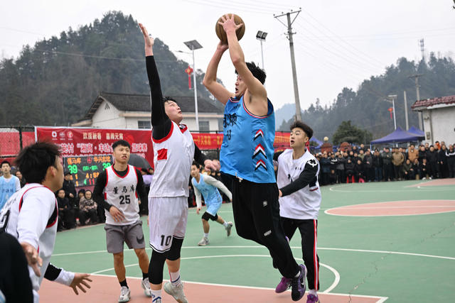 元宵节  文化活动 篮球赛 乡村振兴