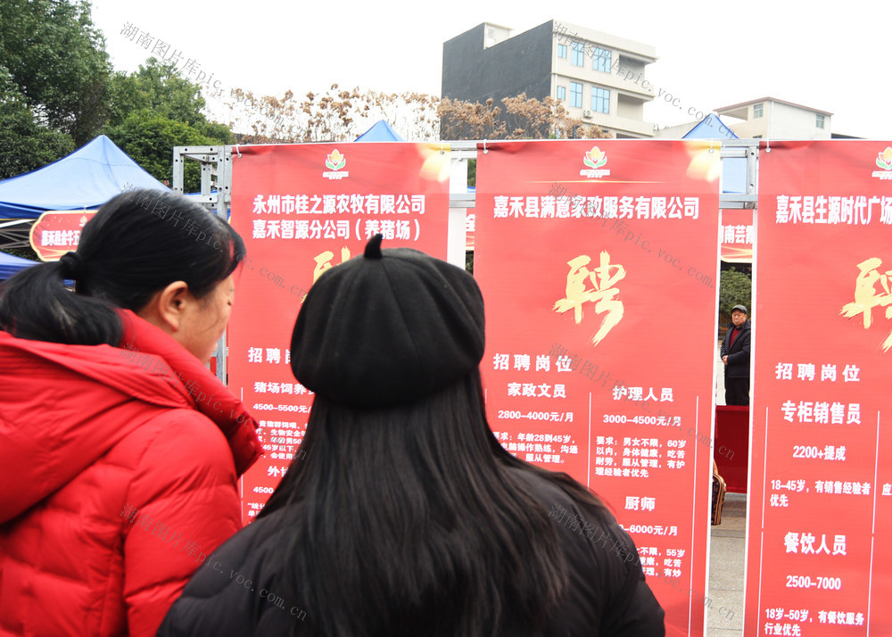 嘉禾：工会送岗促就业