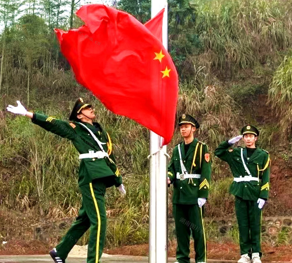 升旗  一中  仪式