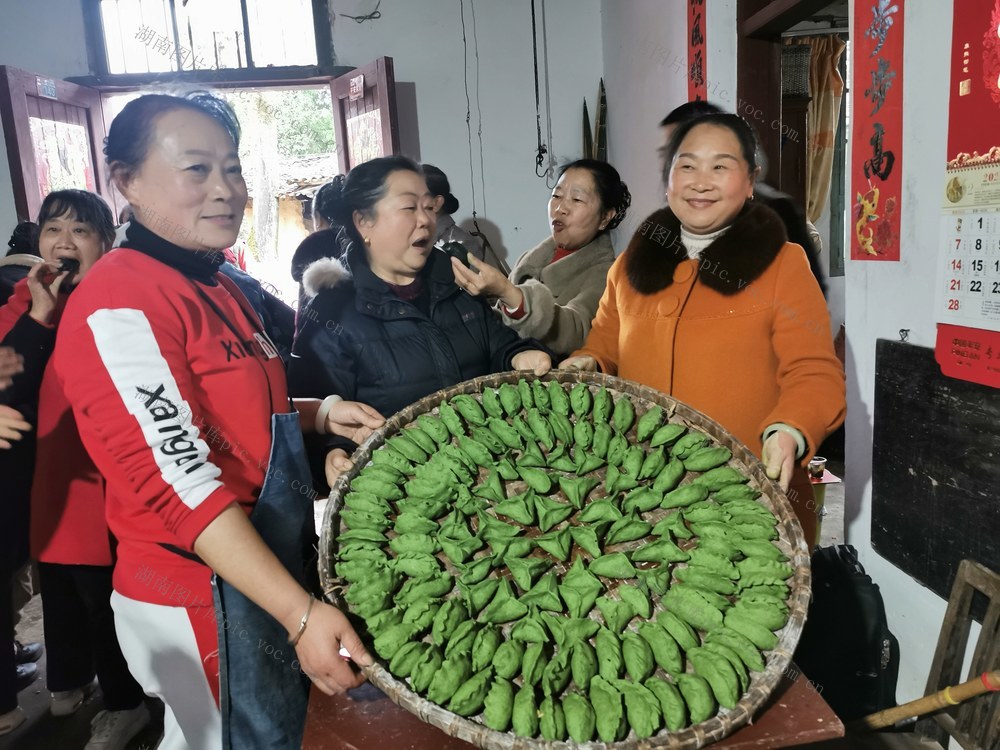 湖南桂东 春天 艾草 香 艾草糍粑