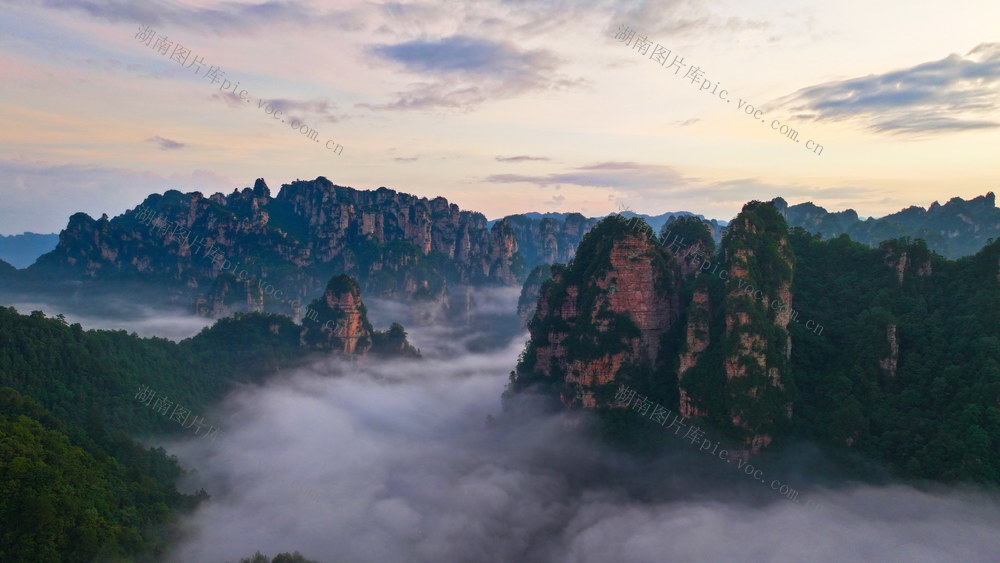 云海 黄石寨  张家界 武陵源