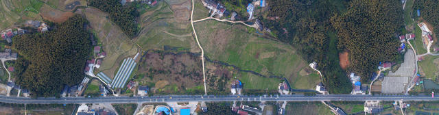 城镇建设 城镇规划 航拍图 航拍固化图 房地产 开发区 湖南桃江 桃花江江镇
