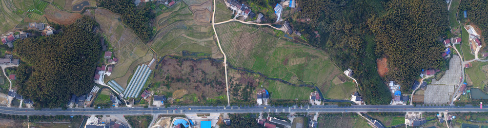 城镇建设 城镇规划 航拍图 航拍固化图 房地产 开发区 湖南桃江 桃花江江镇