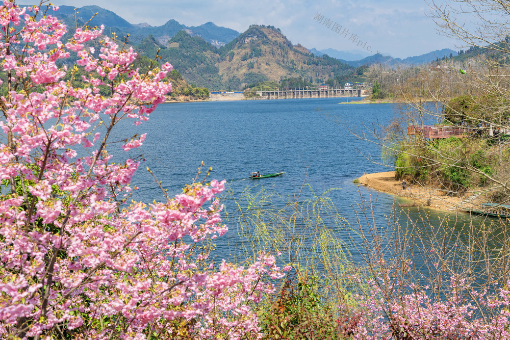 古丈县栖凤湖   酉水河上最大的人工湖泊   风滩水库