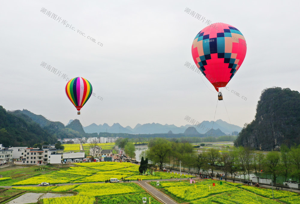 宁远：乘坐热气球，赏春天美景