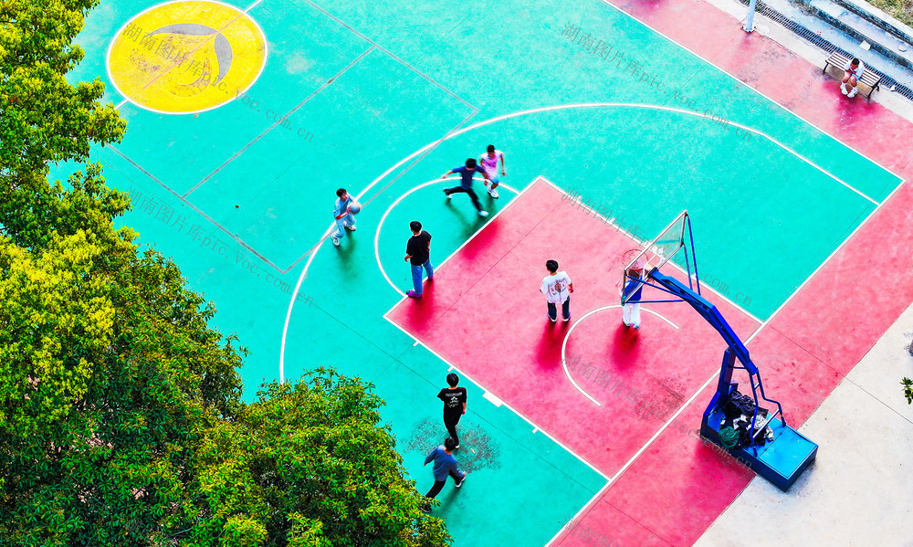 口袋球场  篮球场  运动  健身