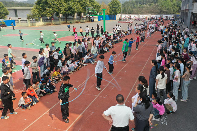 跳绳 体育 大课间 课间 教育 竞技