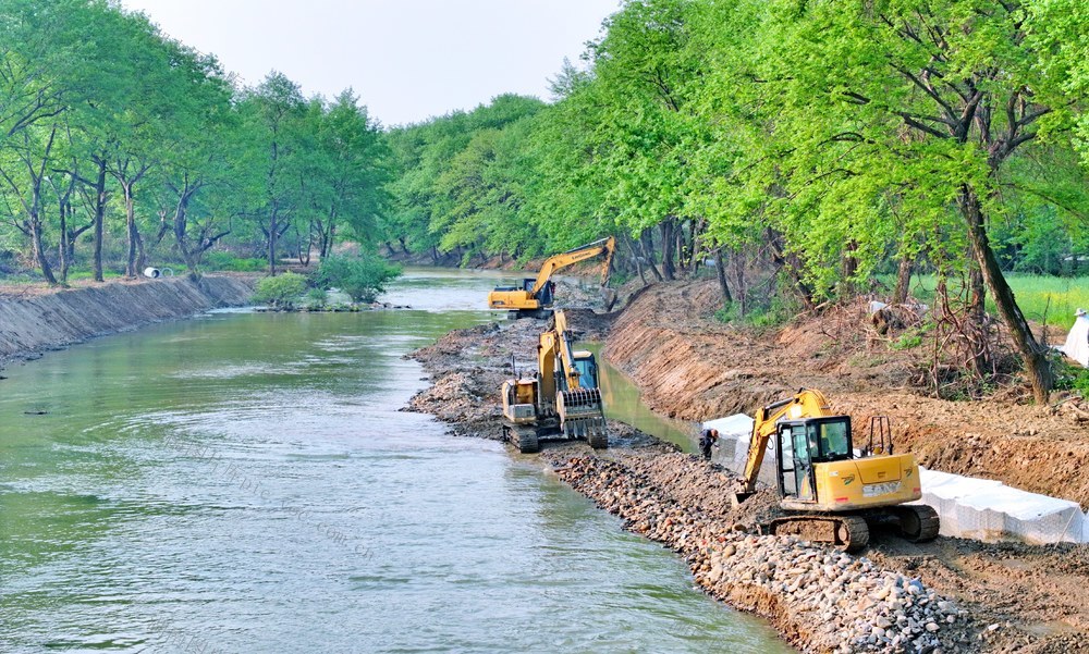 湖南  常宁  河道  施工