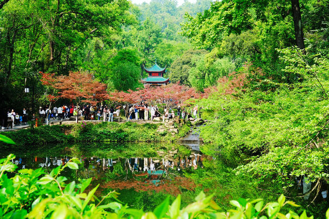 岳麓山，爱晚亭