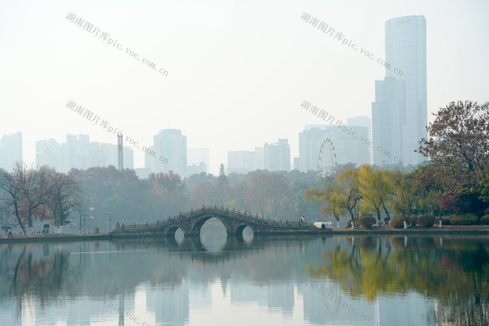 冬日  烈士公园 长沙 美景 旅游 目的地