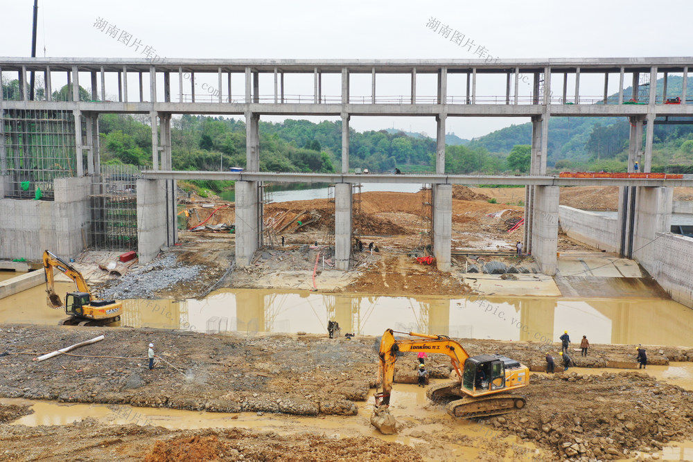 嘉禾：水利工程施工忙