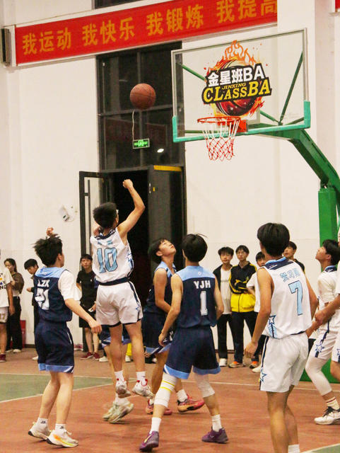 茶陵县 金星学校 “班BA” 篮球联赛  开幕