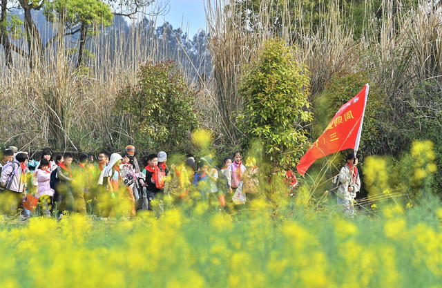 清明 烈士  徒步 红色