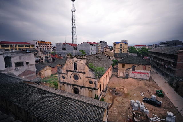 湘鄂赣 工农兵代表  天主堂 教堂  红色 