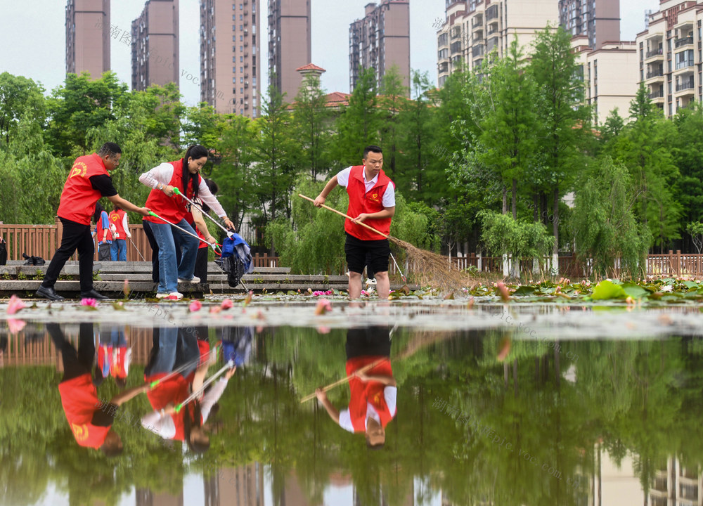 净滩护水 洁美家园 地球日
