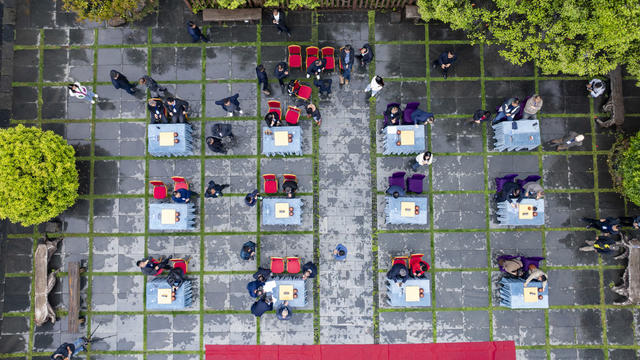 围棋比赛 风景如画