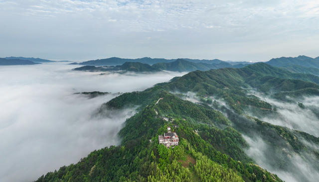 洪江区，日出，云海，青山，美景