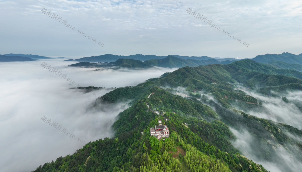 洪江区，日出，云海，青山，美景