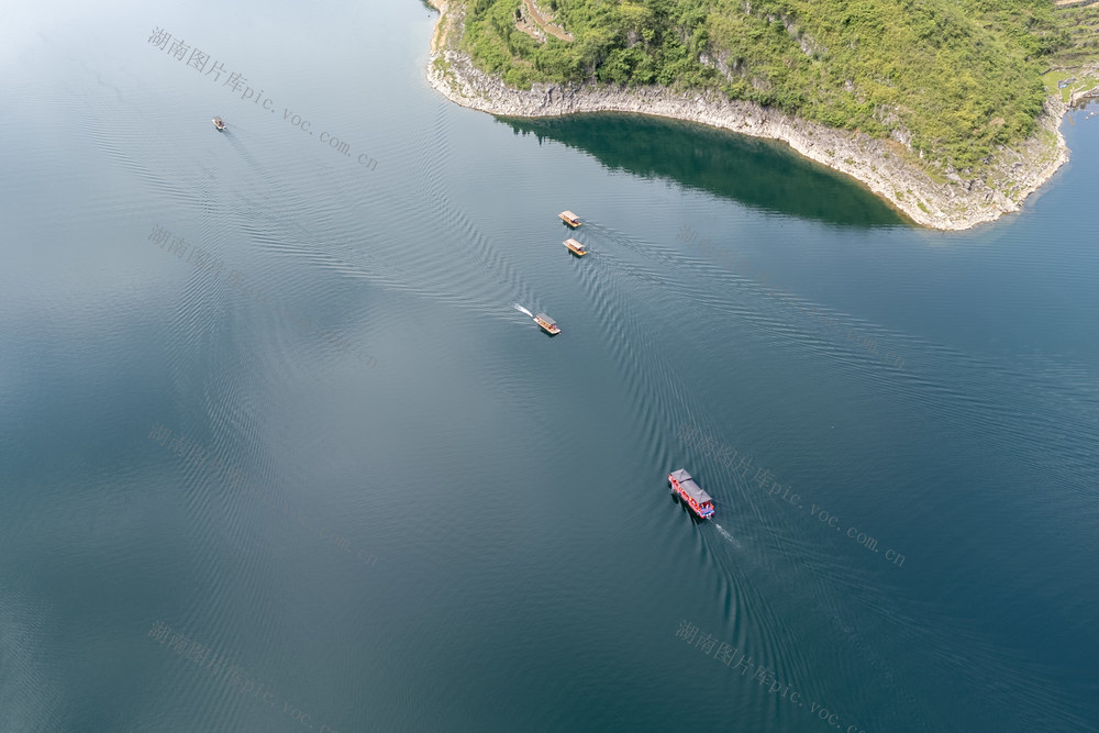 娄底 车田江水库 游客 游船 假期