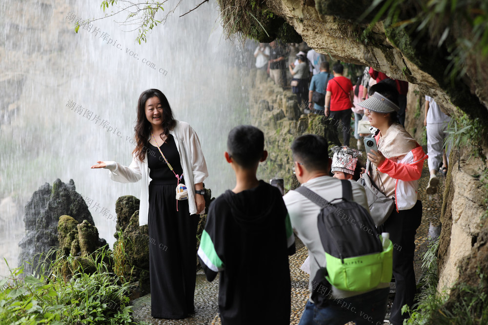 湘西 永顺 芙蓉镇 游客  旅游