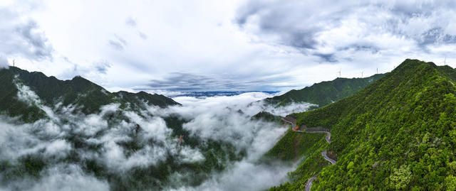 大美中国 雨后 云海 云雾 森林公园