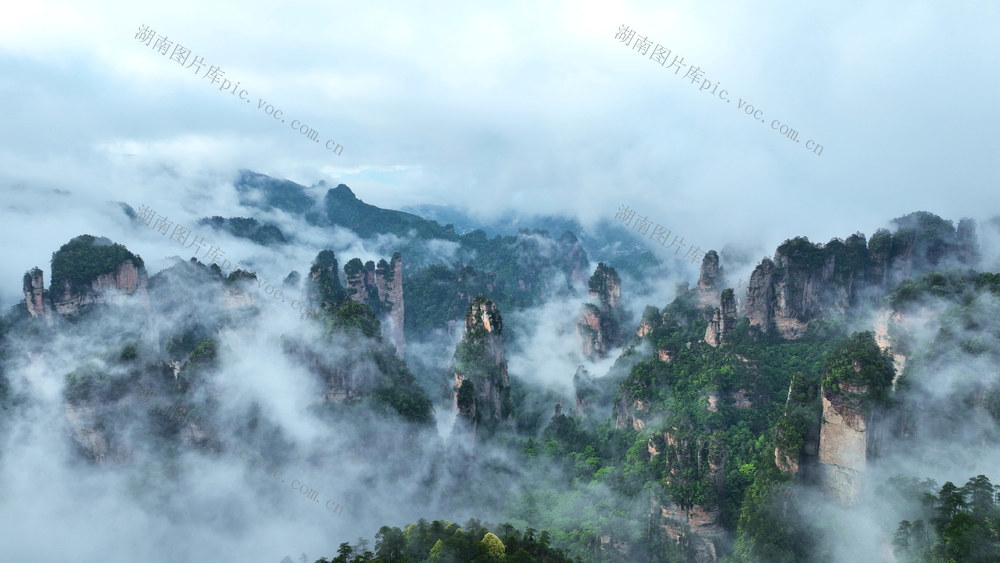 张家界 黄石寨 绝美云海