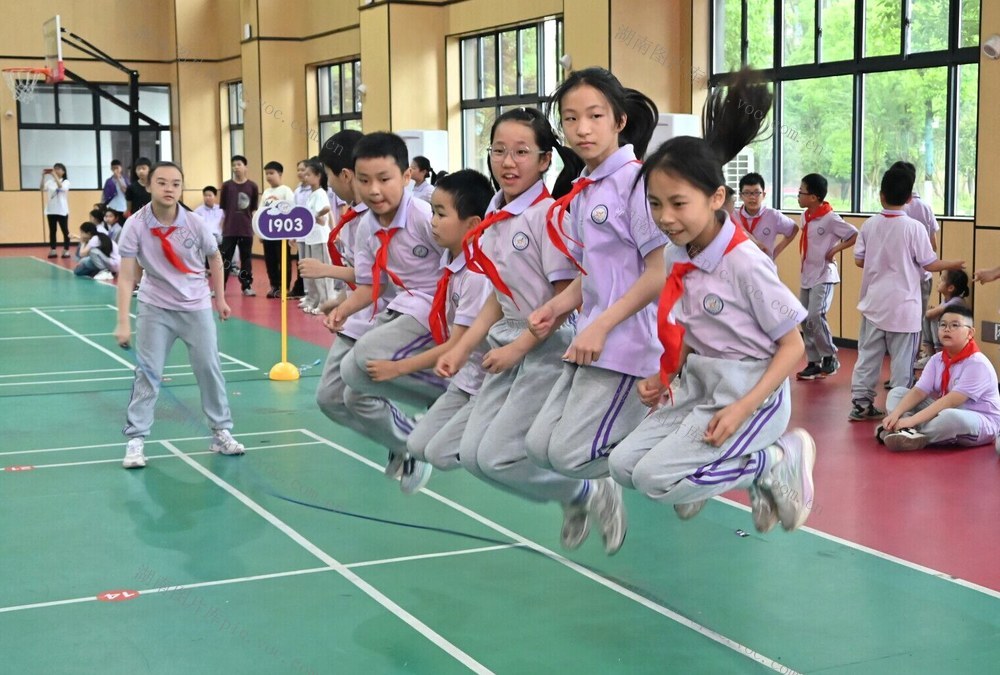 体育活动  跳绳 小学教育