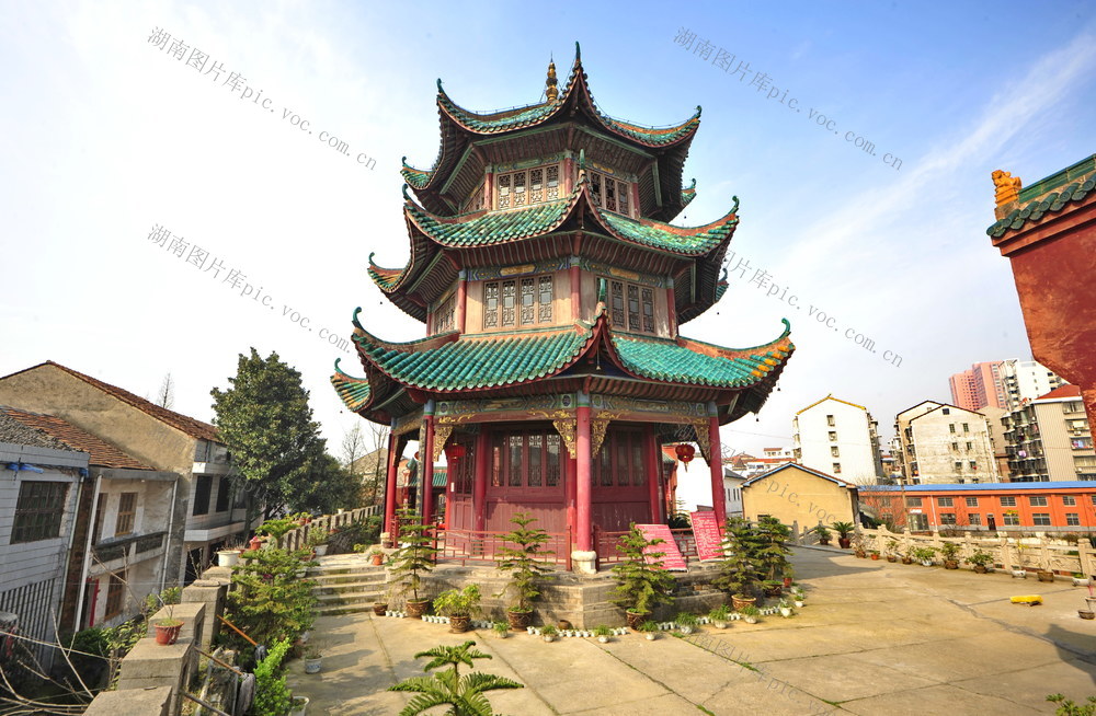 楼阁  古城 文物 南宋