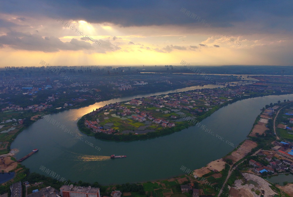 耒水 衡阳 夕阳 日落