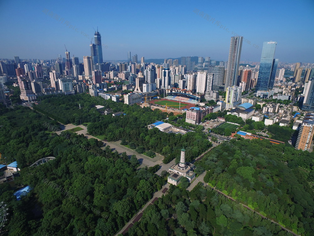 烈士公园 烈士塔 开福区