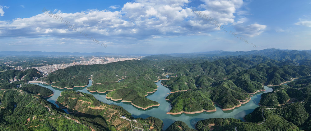 生态  水库  青山  绿水  旅游  风景  自然