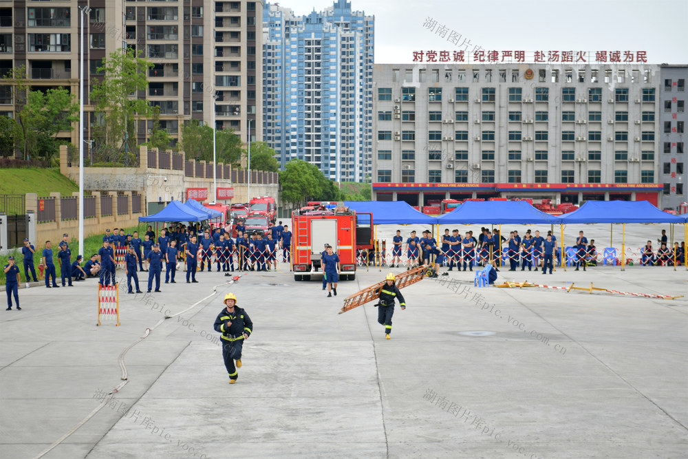 消防 救援 比武 实战 