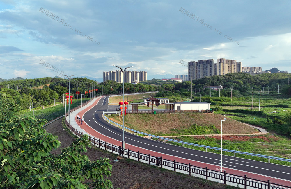 宁远 泠江河 幸福河湖 骑行 散步