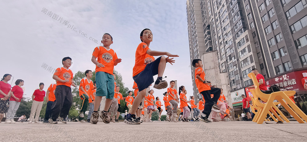株洲成立第一支儿童微马跑团