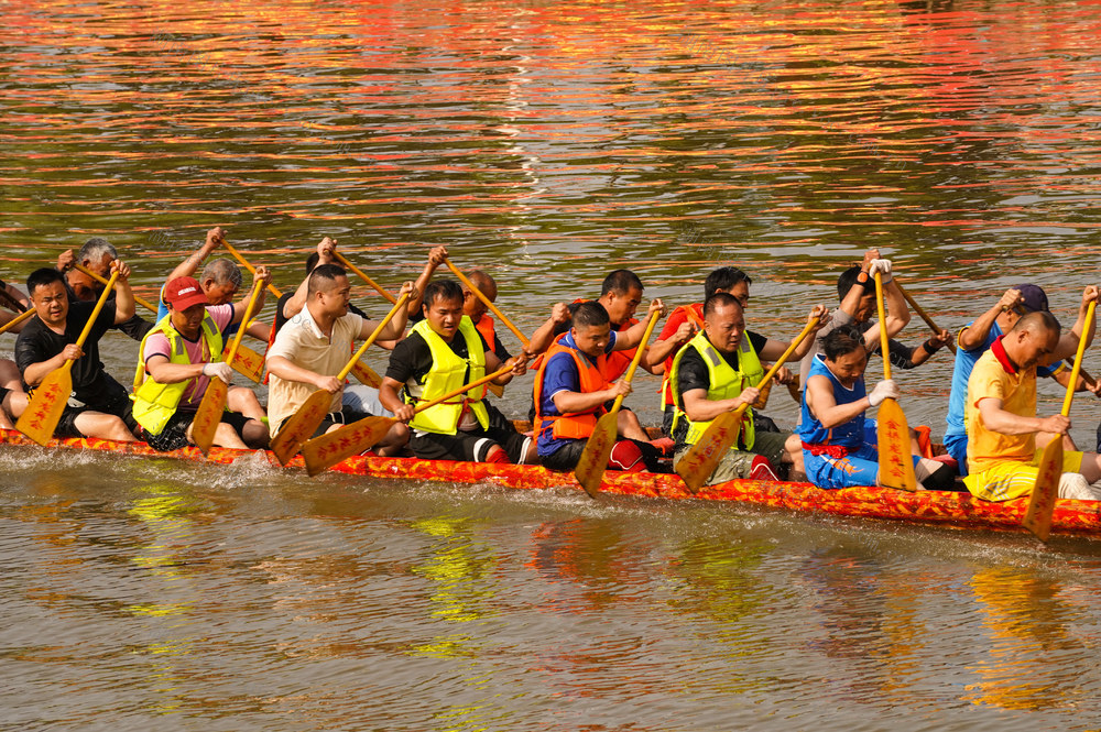 龙舟  龙舟队  端午  龙舟赛  比赛  