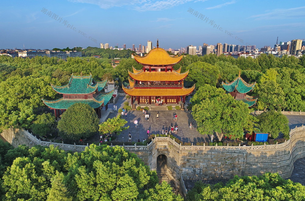 洞庭湖 岳阳楼  长江  三醉亭子 岳阳门