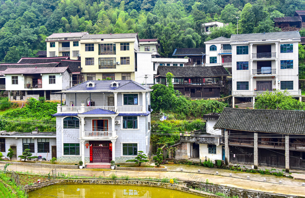 怀化  辰溪  黄溪口 三羊田 乡村振兴 村貌  新房