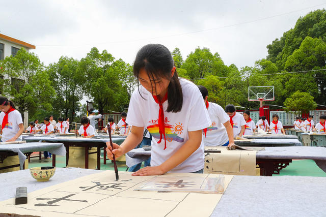 端午节  六一  书法  比赛  儿童