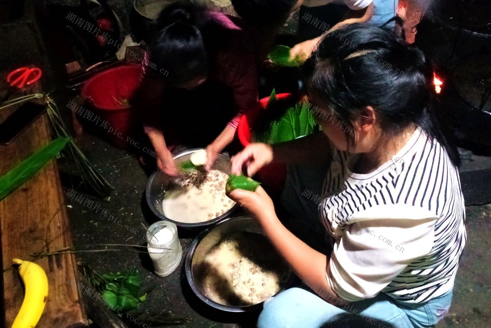 粽子  村民 佳节