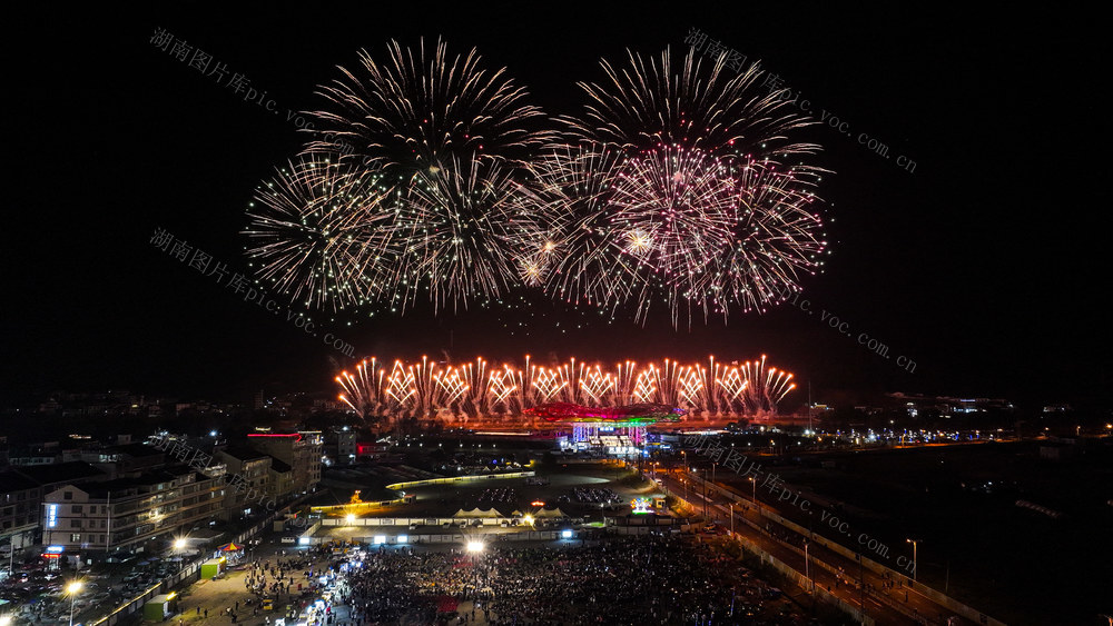 浏阳周末烟花秀