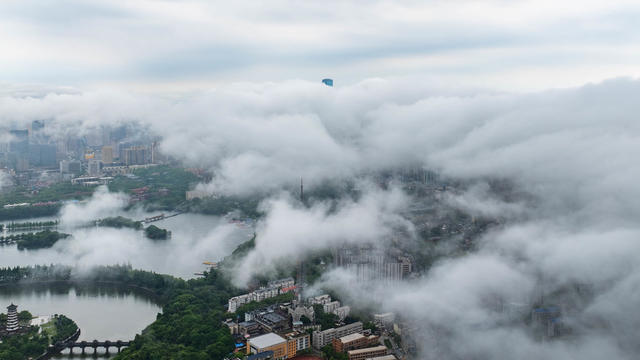 长沙雨后云海