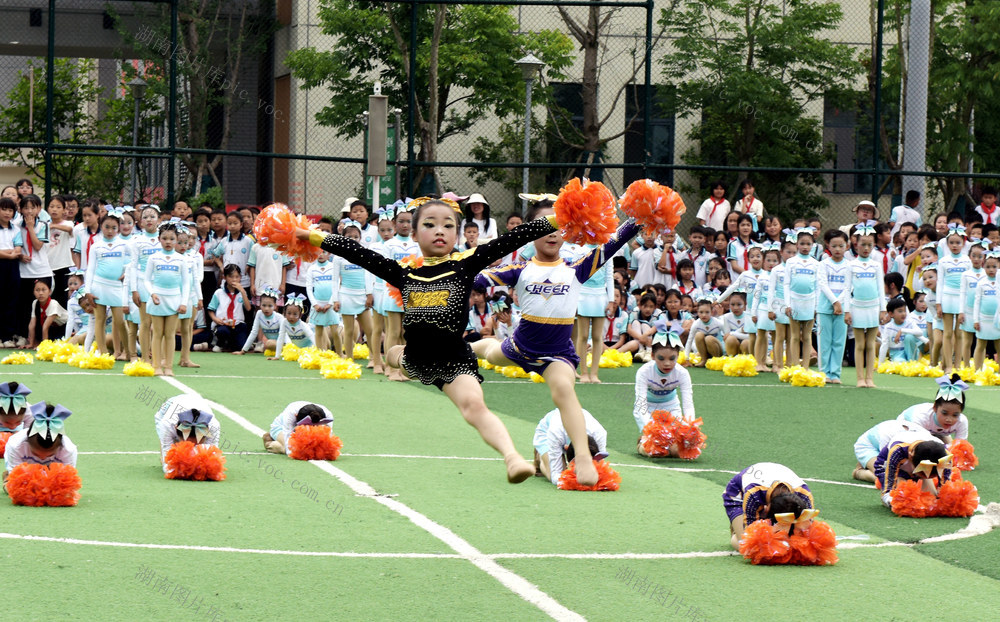 课间 学生 操 运动 快乐 成长