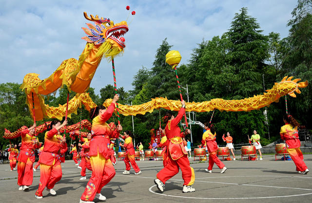 非遗，文化和自然遗产日，文化，舞龙，展演，文化遗产，民间艺人，活动，非遗文化