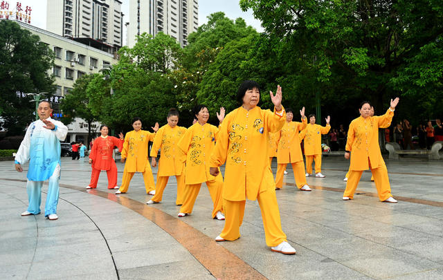 公园，民生工程，健身，运动，休闲，娱乐，基础设施，活动空间，市民，锻炼，建设，荡秋千，舞剑