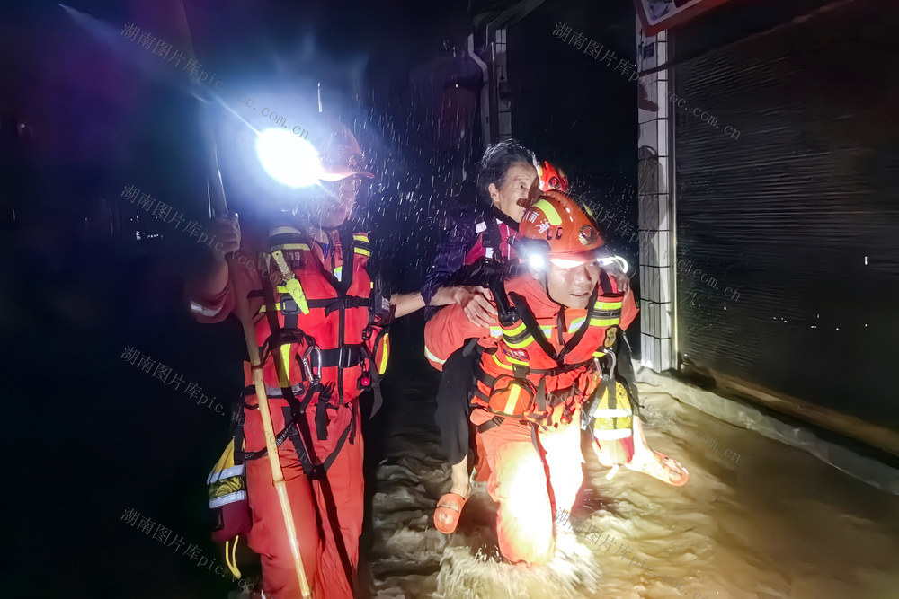 抗洪抢险 救援 防汛 湘西 